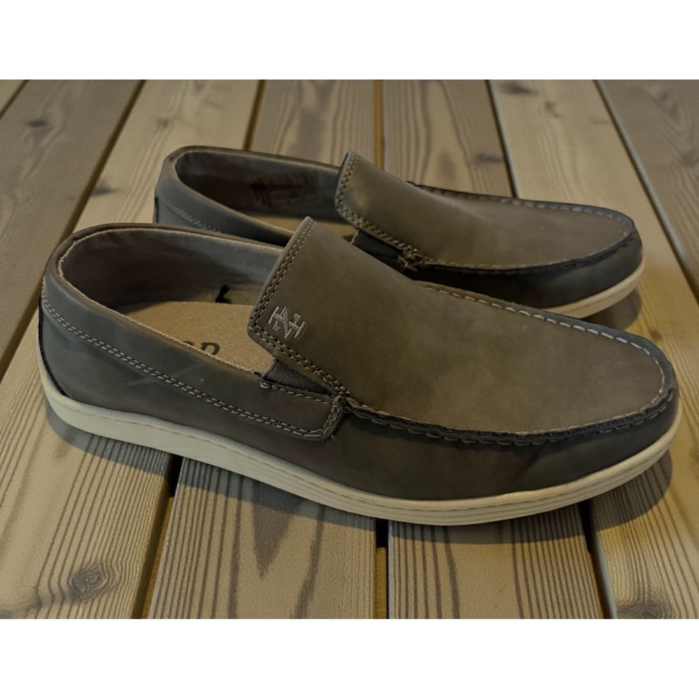 Izod Seapoint Slip-On Loafers Men's Size 9 gray color .